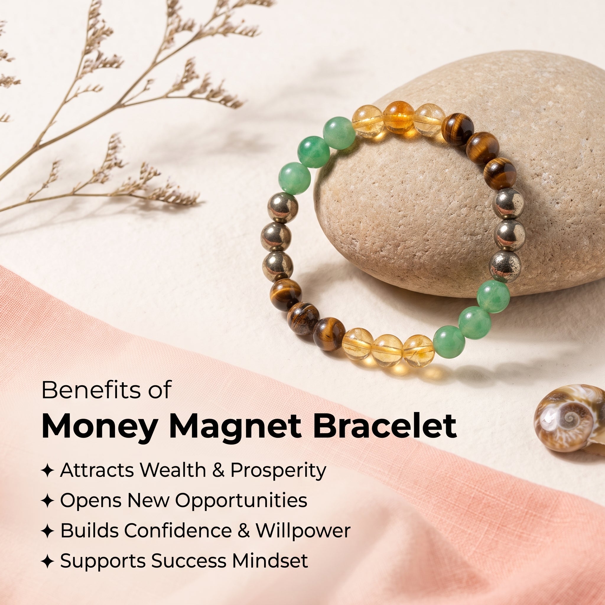 Money Magnet Bracelet(Lab Certified)