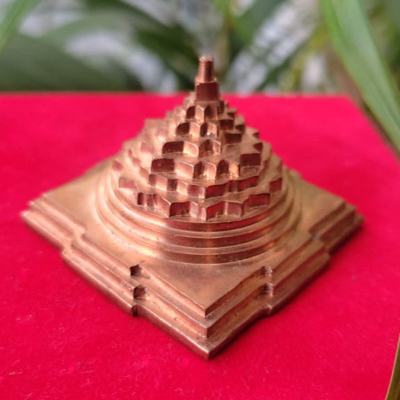 2 Inch Solid Copper Meru Shree Yantra