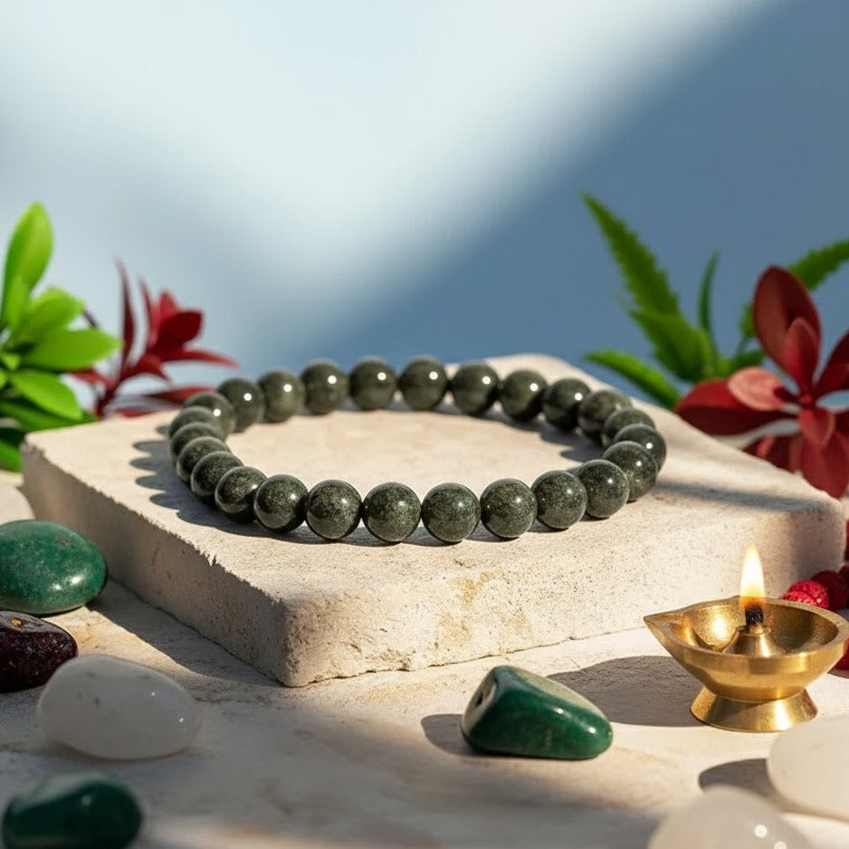 Raw Pyrite Focus Bracelet Set