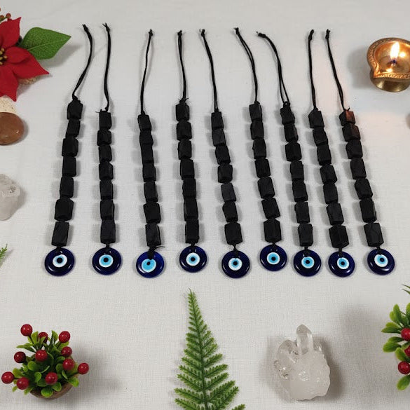 Evil Eye Door Hanger Selenite Block