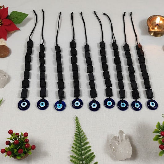 Evil Eye Door Hanger Selenite Block