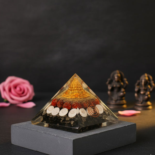 Shree Lakshmi Pyrite Prosperity Pyramid