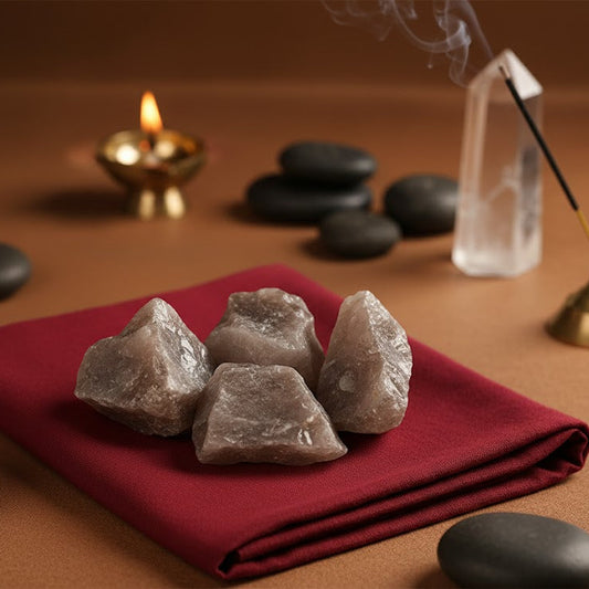 Smoky Quartz Healing Stone – Grounding Crystal for Protection, Positivity & Stress Relief