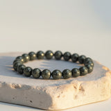 Raw Pyrite Focus Bracelet Set