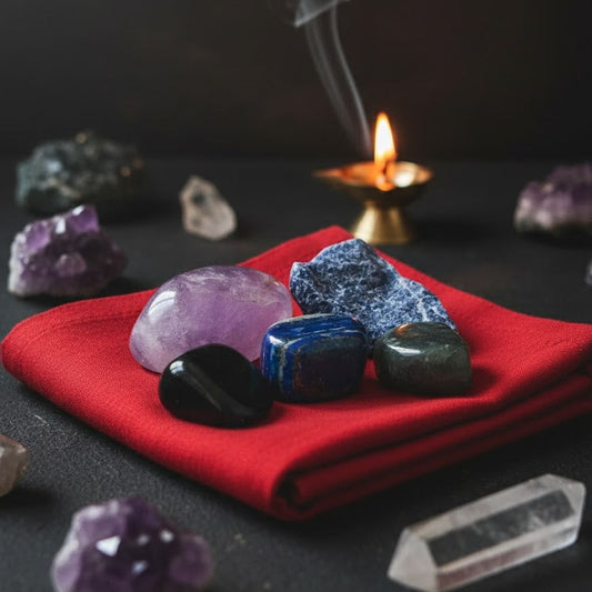 Third Eye Chakra Stone Set – Intuition, Clarity & Spiritual Awareness Crystals