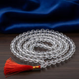 Clear Quartz 108 Bead Mala – For Inner Peace