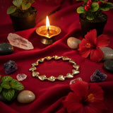 Golden Pyrite Heart Wealth & Confidence Bracelet