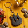 Karungali Trishool Protection Keychain