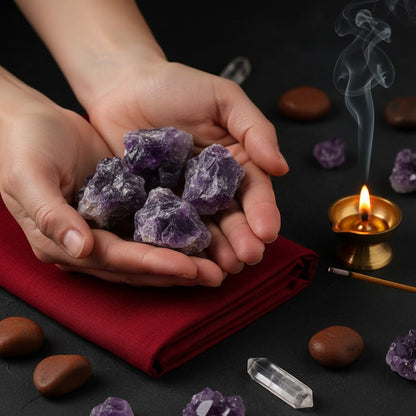 Amethyst Healing Stone – Calmness, Clarity & Spiritual Awakening Crystal
