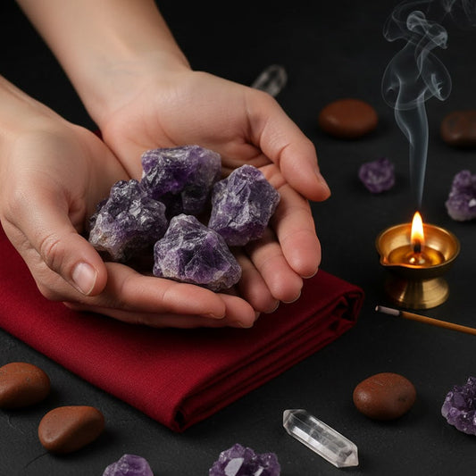 Amethyst Healing Stone – Calmness, Clarity & Spiritual Awakening Crystal