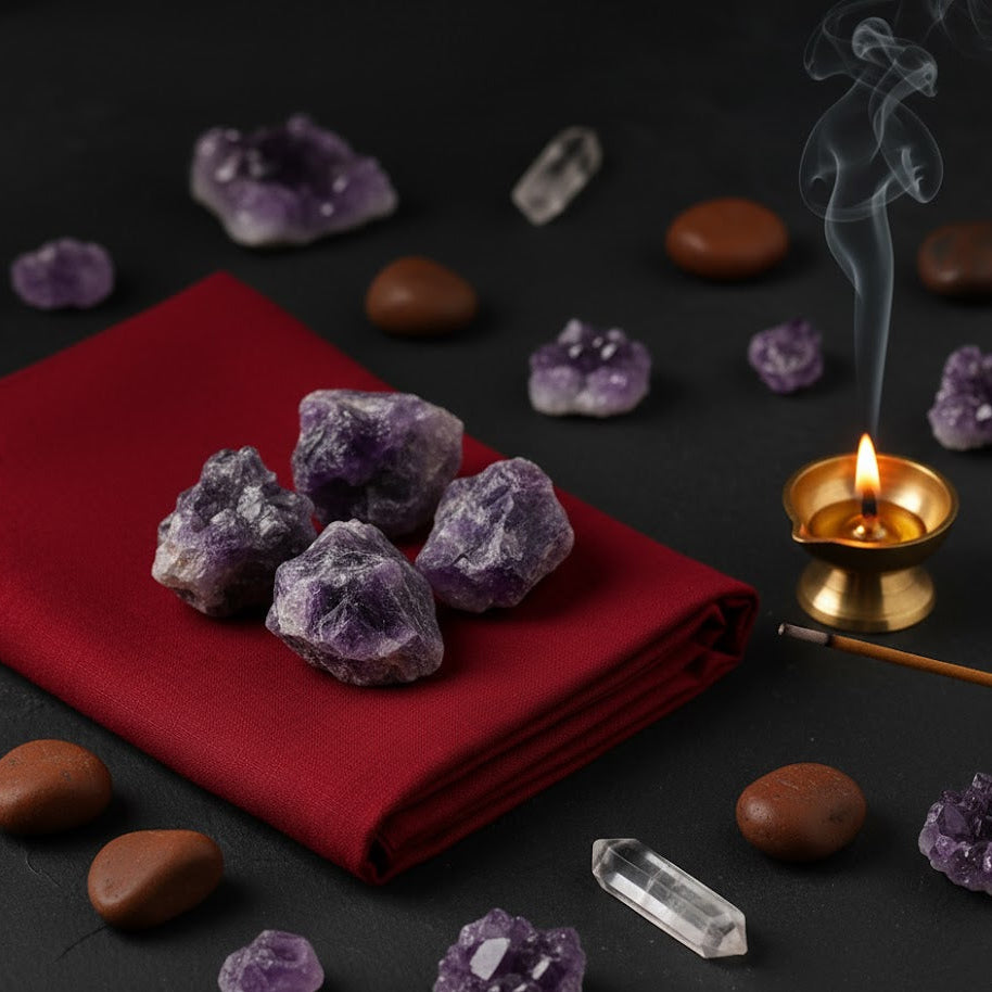 Amethyst Healing Stone – Calmness, Clarity & Spiritual Awakening Crystal