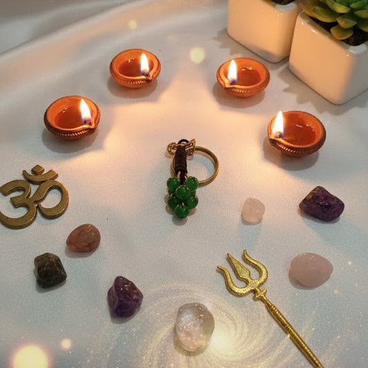 💚 Green Aventurine Luck Prosperity Crystal Keychain