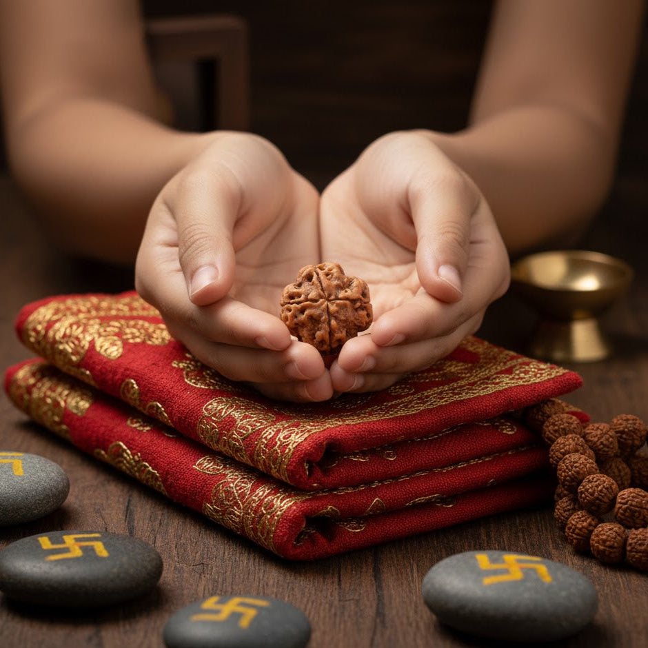 4 Mukhi Rudraksha (Nepal Origin)