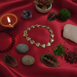 Golden Pyrite Heart Wealth & Confidence Bracelet
