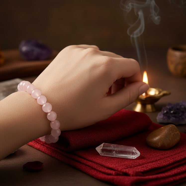 Rose Quartz Love Bracelet