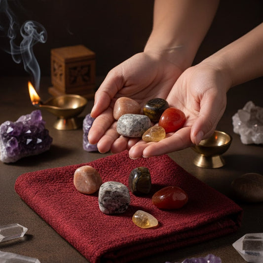 Sacral Chakra Stone Set – Creative Energy & Emotional Healing Crystals