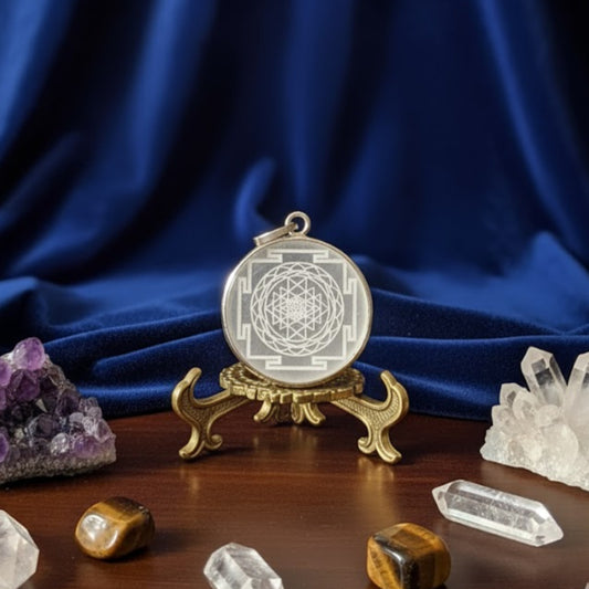 Crystal Shree Yantra Pendant