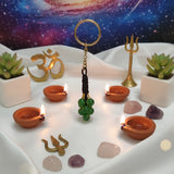 💚 Green Aventurine Luck Prosperity Crystal Keychain