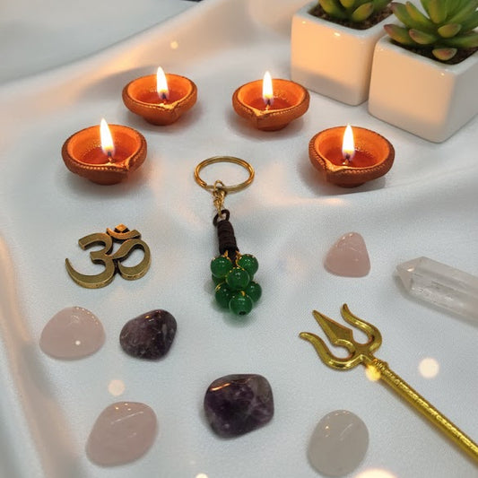 💚 Green Aventurine Luck Prosperity Crystal Keychain