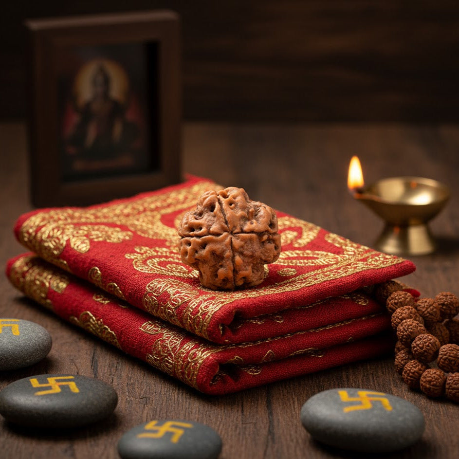 4 Mukhi Rudraksha (Nepal Origin)