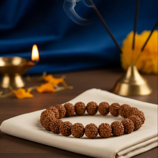 🔱 5 Mukhi Rudraksha Bracelet