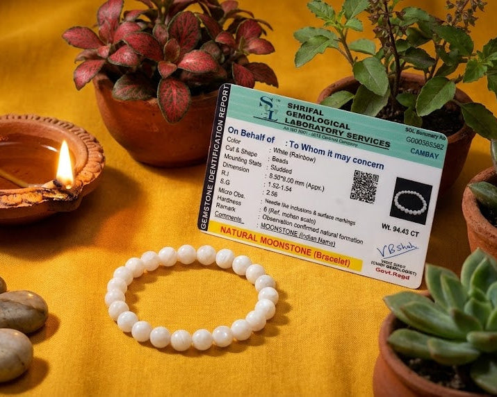 Luminous Moonstone Bracelet